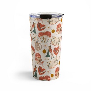 Dash and Ash Woodland Friends Travel Mug 20 oz Stainless Steel Travel Mug - Deny Designs - 1 of 4