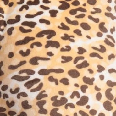 cozy leopard fleece