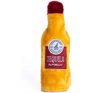 ZippyPaws Happy Hour Crusherz - Interactive Dog Toys, Squeaky Plush Pet Toy, Drink Themed Crinkle Water Bottle Toy - Tequila - 1 of 1