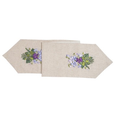 C&F Home 13" x 72" Violet Table Runner