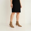 CUSHIONAIRE Women's Barbi Kitten Heel Bootie – Soft Vegan Leather, Memory Foam, Wide Widths, and Back Zipper - 4 of 4