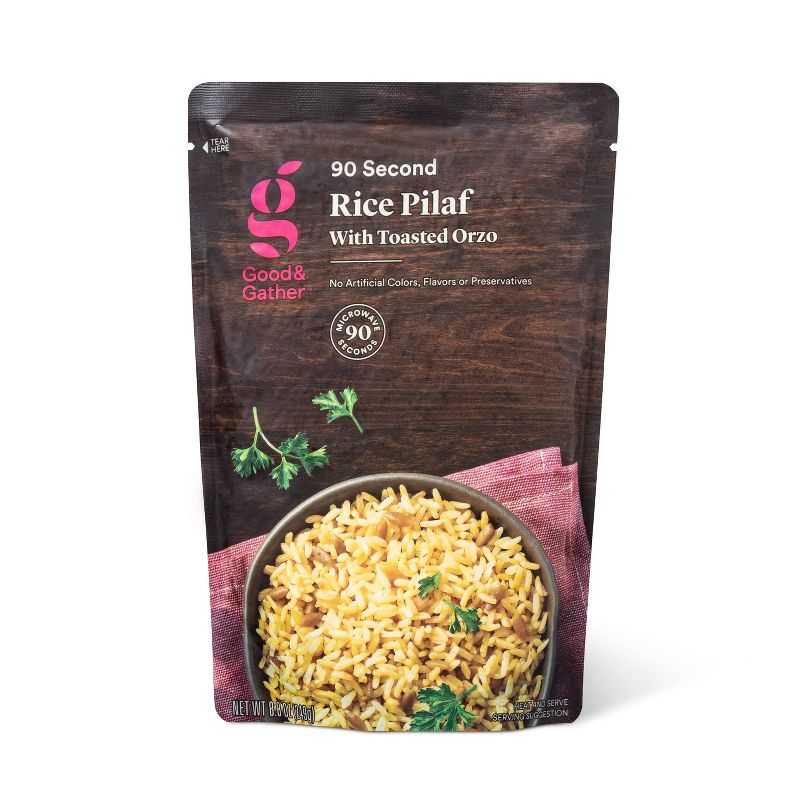 Rice Pilaf with Toasted Orzo - 8.8oz - Good &#38; Gather&#8482;, 1 of 4