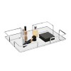 Home Details Modern Square Design Bathroom Tray Chrome : Microfiber, Machine Washable, Non-Slip Backing - 2 of 4