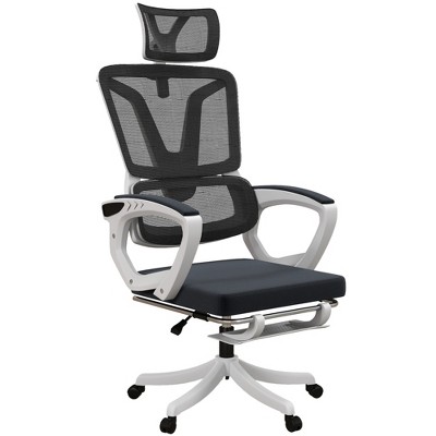 Vinsetto Mesh Home Office Chair High Back Task Recliner with Adjustable