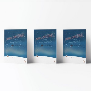Winter/Holiday Greeting Card Pack Sets (3 ct) Slay Wishes by Ramus & Co - 1 of 4