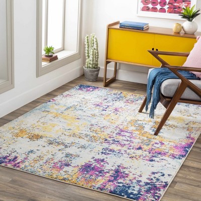 Hauteloom Fowlmere Colorful Abstract Area Rug