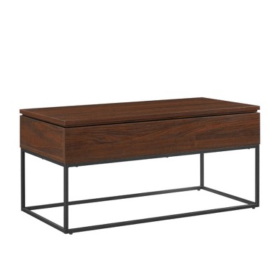 Dark walnut lift on sale top coffee table