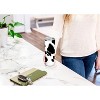 Elanze Designs Black and White Moo Cow Pattern 20 ounce Stainless Steel Travel Tumbler with Lid For Your On The Go Beverages - 4 of 4