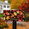 Briarwood Lane Fall Mailbox Cover  - Standard Size - Fall Leaves & Acorns Welcome For Fall Mailbox Cover - 2 of 3