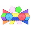 PICASSO-TILES 16 PC  Magnetic Tiles, Magnetic Building Blocks for Kids, Magnet for Kids 3+ - 3 of 4