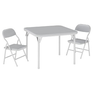 GustoWave Kids Folding Table and Chairs Set, Toddlers Children's Activity Table and Chairs Set for Dining Room, Daycare, Classrooms - 1 of 4