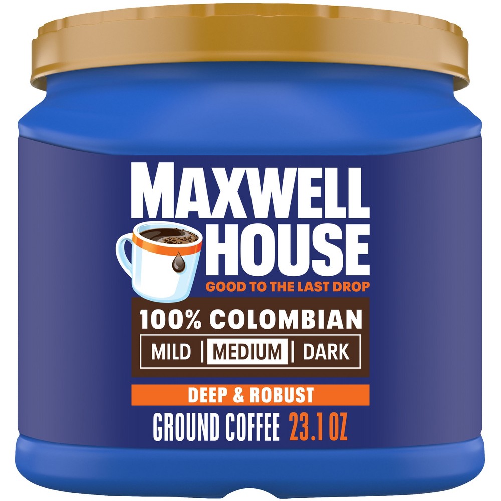 Photos - Coffee Maxwell House Colombian Medium Dark Roast Ground  - 23.1oz