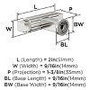Amerock Ballard Bar Knob for Cabinets, Drawers, and Furniture - 3 of 4