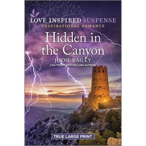 Hidden in the Canyon - Large Print by  Jodie Bailey (Paperback) - 1 of 1