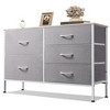 Dresser with 5 Drawers, Wide Fabric Chest with Drawer Organizers for Bedroom, Closet, Hallway - 2 of 4