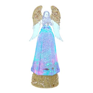 Kurt Adler 10.24-Inch Battery-Operated LED Lighted Angel Lantern - 1 of 4