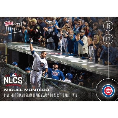 Topps MLB Chicago Cubs Sole, Montero #407 Topps NOW Trading Card