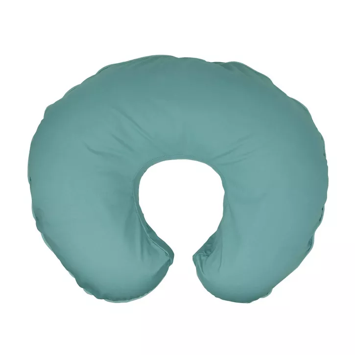 Boppy Organic Infant and Feeding Support Nursing Pillow - Vintage Blue - meaningful messages