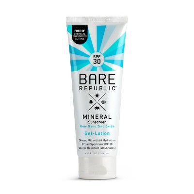 Bare Republic Mineral Body Gel Sunscreen Lotion - SPF 30 - 4 fl oz