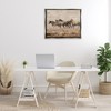 Stupell Industries Galloping Horse Herd Countryside Floating Frame Canvas Art - 3 of 4