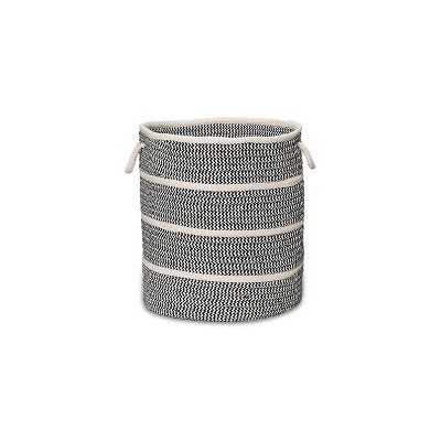 Colonial Mills Modern Woven Hampers - Black 15"x15"x18"