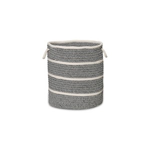 Colonial Mills Modern Woven Hampers - Black 15"x15"x18" - 1 of 4