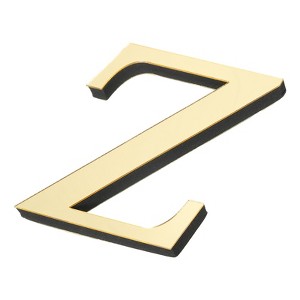 Unique Bargains Self-Adhesive Letter Acrylic Alphabet Mirror Wall Stickers - 1 of 4