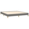 vidaXL Contemporary King Bed Frame, Dark Gray Fabric, Modern Design, Engineered Wood, Plywood - 4 of 4