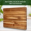 1.5" Thick Acacia Wood Cutting Board, 20" x 15" Chopping Board for Kitchen - 3 of 4