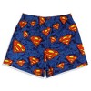 DC Comics Superman Boxer Shorts Men's Man of Steel S Shield Logo Underwear Blue - 4 of 4