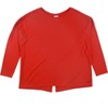 Reebok Womens Supremium Embellished T-Shirt, Red, X-Large - 2 of 3