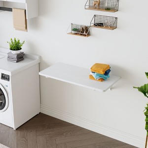 Laundry Room Folding Table. Wall Mounted for Small Spaces. Fold Down Desk - 1 of 4