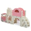 Infurnic Baby Activity Gyms 9-in-1 Kids Slide Playset, Bus-Themed Freestanding Castle, PE and PP Materials, Multicolored, 37.21"*14.18"*21.26" - 2 of 4