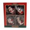 Christopher Radko 3.5 Inch Hs Santa Figures Christmas Tree Ornament Set , Holiday Splendor Ornament (4PC) - 2 of 3