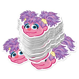 Sesame Street Abby Cadabby Face 100ct Vinyl Large Deluxe Stickers Variety Pack - 1 of 4