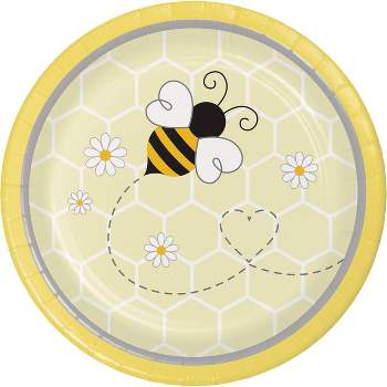 Bumblebee 24ct Baby Shower Dessert Plates