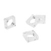 4pk Icicle Inspired Crystal Glass Napkin Rings: K9 High Clarity Lightweight - Saro Lifestyle - 2 of 3