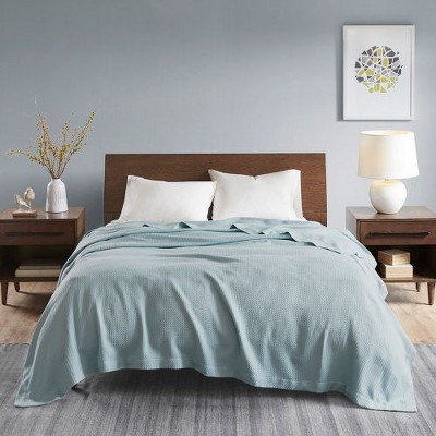 Sapphtopaz Egyptian Cotton Blanket, Cooling Blanket Twin Size, 66"W x 90"L Bed Blanket, Throw Blanket for Couch, Twin Blanket for Bed