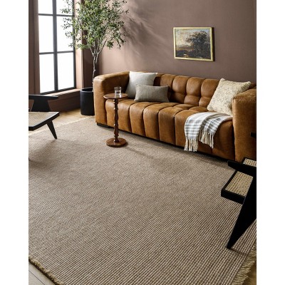 Hauteloom Kimi Jute Beige Area Rug