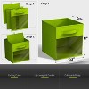 Sorbus 11 Inch Collapsible Fabric Storage Bin with Clear Window - for Organizing Clothes, Toys, Books, Shelves, Closets & more - 3 of 4
