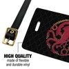 House Of Dragon Targaryen Sigil Scales Luggage ID Tags Set of 2 - 2 of 4