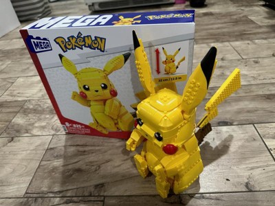 MEGA Pokémon Building Toy Kit Jumbo Pikachu (806 Pieces) 12 Inch Action  Figure For Kids