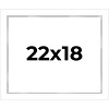 PosterPalooza | Modern Shadow Box 1" Depth White Picture Frame - UV Acrylic, Backing Board, Hanging Hardware - 2 of 4