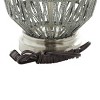 Cotton Table Lamp with Drum Shade Gray - Olivia & May - image 4 of 4