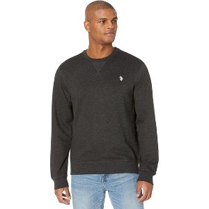 U.S. Polo Assn. Men's Long Sleeve Popover Crew Neck Fleece Sweatshirt - 1 of 3