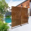 CAVINAS Matrix Metal Decorative Patio Screens, Outdoor & Indoor, Freestanding Decorative Privacy Screen for Deck Balcony Patio - 4 of 4