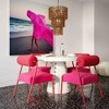 TOV Furniture Jolene Velvet Dining Chair - Set of 2 Pink - 2 of 4