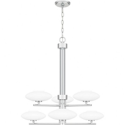Quoizel Lighting Chenal 6 - Light Chandelier in  Polished Chrome