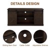 Aukfa 58" Farmhouse TV Stand with Sliding Barn Doors & Storage for 65" TVs - 2 of 4