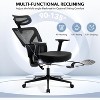 Ergonomic Office Desk Chair - High-Back Mesh Chair with Adjustable Lumbar, 3D Armrests, Headrest | Rolling Swivel for Home, Office, Gaming - 3 of 4